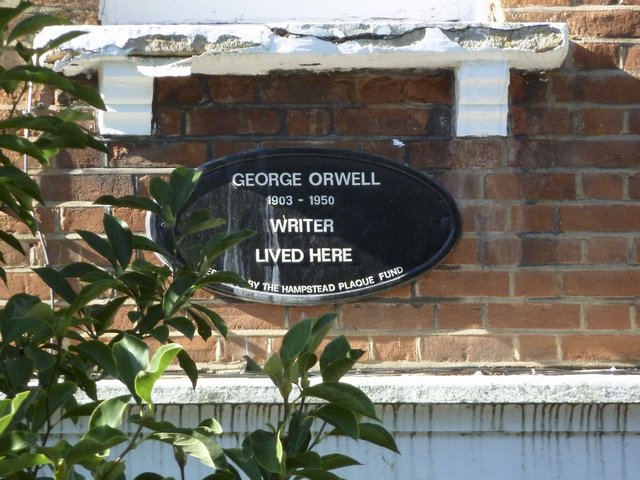 Picture of the house where George Orwell lived in 1935.