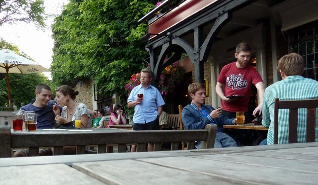 Picture of the Flask Tavern in Highgate, London.