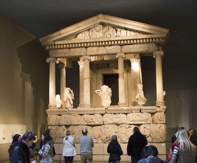 Picture of the Nereid Monument in Lykia.