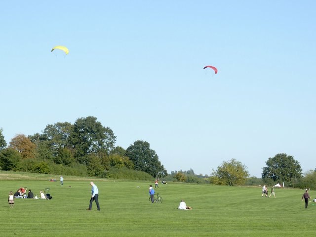 Picture of Hampstead Heath London in October.